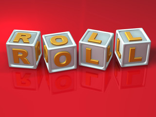 Block letters - 3d concept illustration