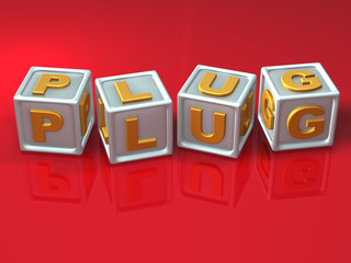 Block letters - 3d concept illustration