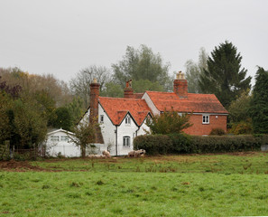 Fototapeta na wymiar English Rural Cottages