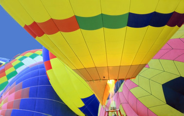 Obraz premium Pompowanie balonów