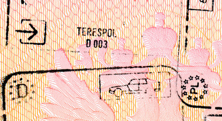Passport for travelling