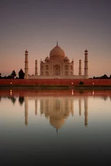 Keuken spatwand met foto Taj Mahal reflected in river © Tommy Schultz