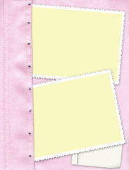 photos on a pink Leather background with Srtasses
