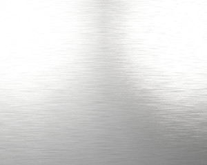 Brushed metal plate