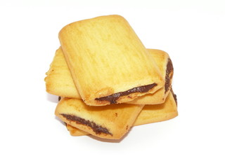 gateaux fourrés au chocolat