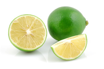 Fresh lime and halved