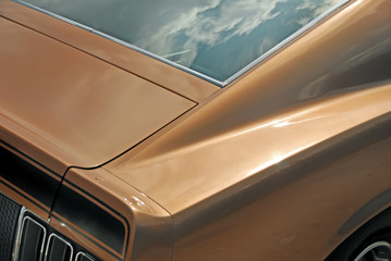 Bronze Muscle Car Detail