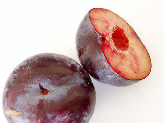 fresh plums