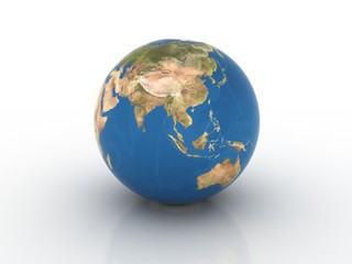 3d illustration of Earth