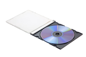 DVD isolated on white