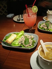 Cocktail et restaurant