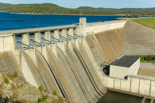 Energy Dam at a lake