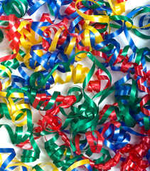 curly ribbon background