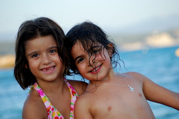 Fototapeta premium avec ma copine à la plage