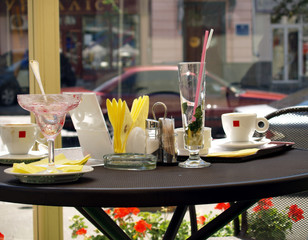 Table after the lunch