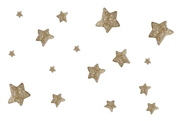 estrellas sobre fondo blanco © Maruba