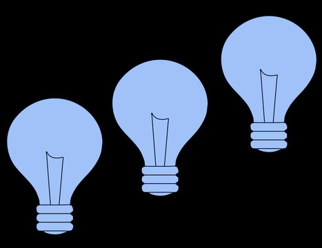 Blue Lightbulbs