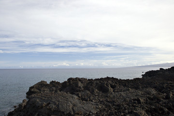 Hawaii Volcanic Coast of Kona Island