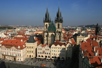Naklejka na ściany i meble Tyn church in Prague