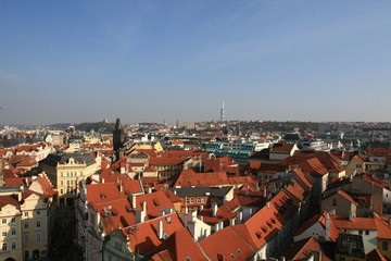 Fototapeta na wymiar Prague overview