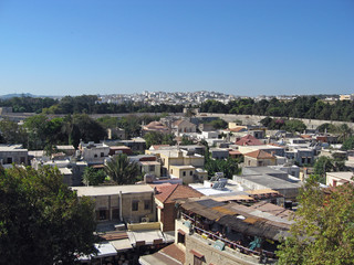 panorama of rhodes city