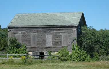 Old Boarded Up Barn