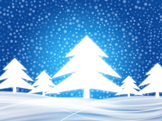 Fototapeta premium winter landscape