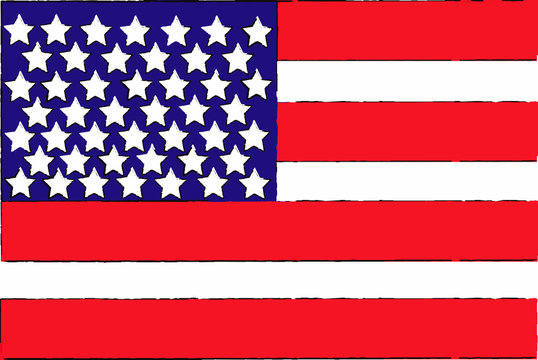 america. bandera de barras y estrellas (EEUU)