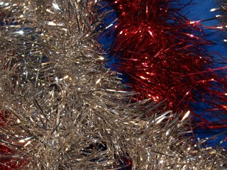 christmas sheeny tinfoil color decoration © LucyZ