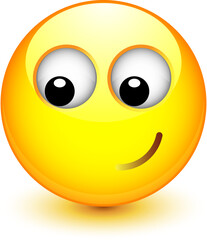 Smiley vectoriel, facilement modifiable !