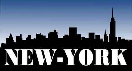 Fototapeta premium New york - skyline