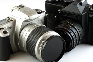 SLR cameras.