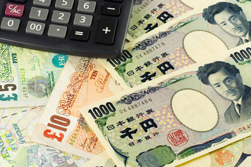 British and Japanese currency pair used in forex trading
