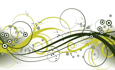 Abstract floral background