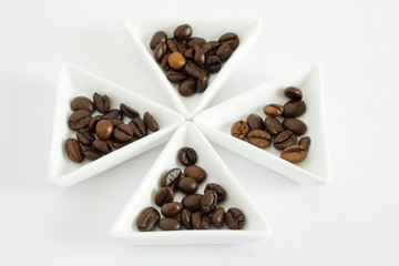 Grain de café en croix