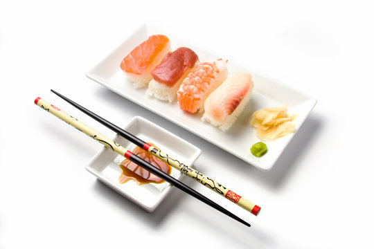 sushi serie nigiri-sushi mahlzeit 2