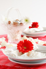 Romantic table setting