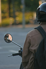 Rollerfahrer
