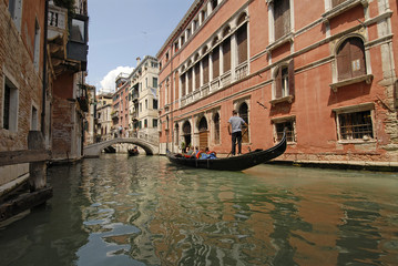 Fototapeta na wymiar Kanał w Wenecji, Włochy