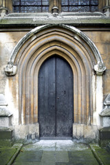 Fototapeta premium Norman Doorway at Westminster Abbey
