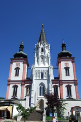 Fototapeta na wymiar Sanktuarium w Mariazell w Austrii Górnej Styrii /