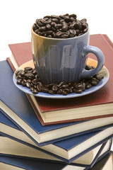 Books and coffee