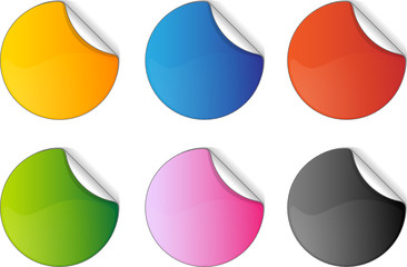 Notes autocollantes vectorielles