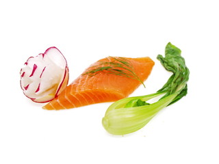 rohes lachs filet für sushi