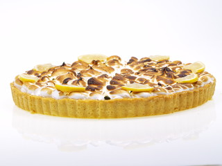 zitronen meringue torte