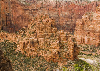 Zion National Park Rock Formation