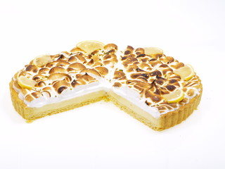 zitronen meringue torte