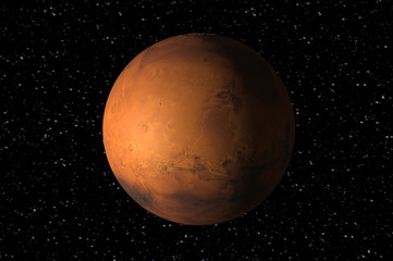 3d render of mars © Byron Moore