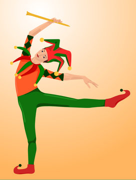 Italian commedia dell'arte personage