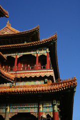 Fototapeta na wymiar Pekin Świątynia lamy